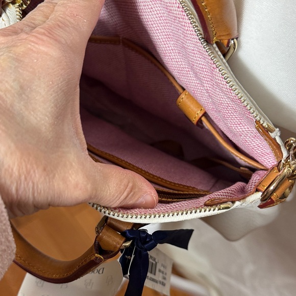 Dooney & Bourke White and Brown Satchel - Picture 4 of 4